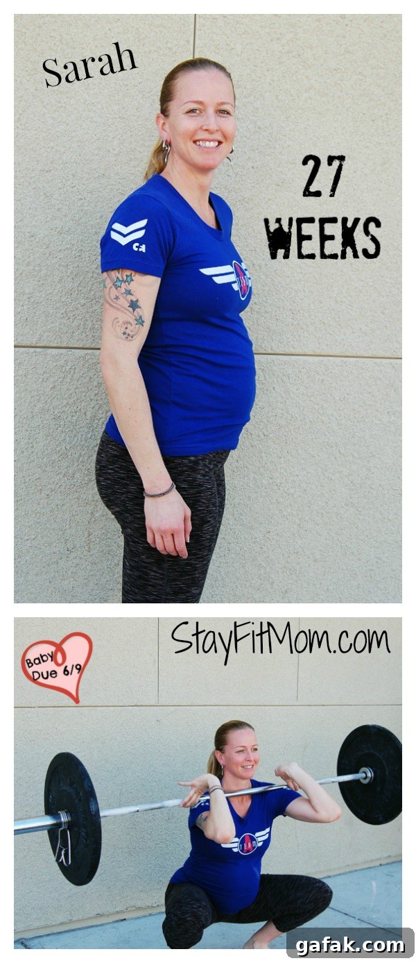 Sarah shares her CrossFit pregnant experience.