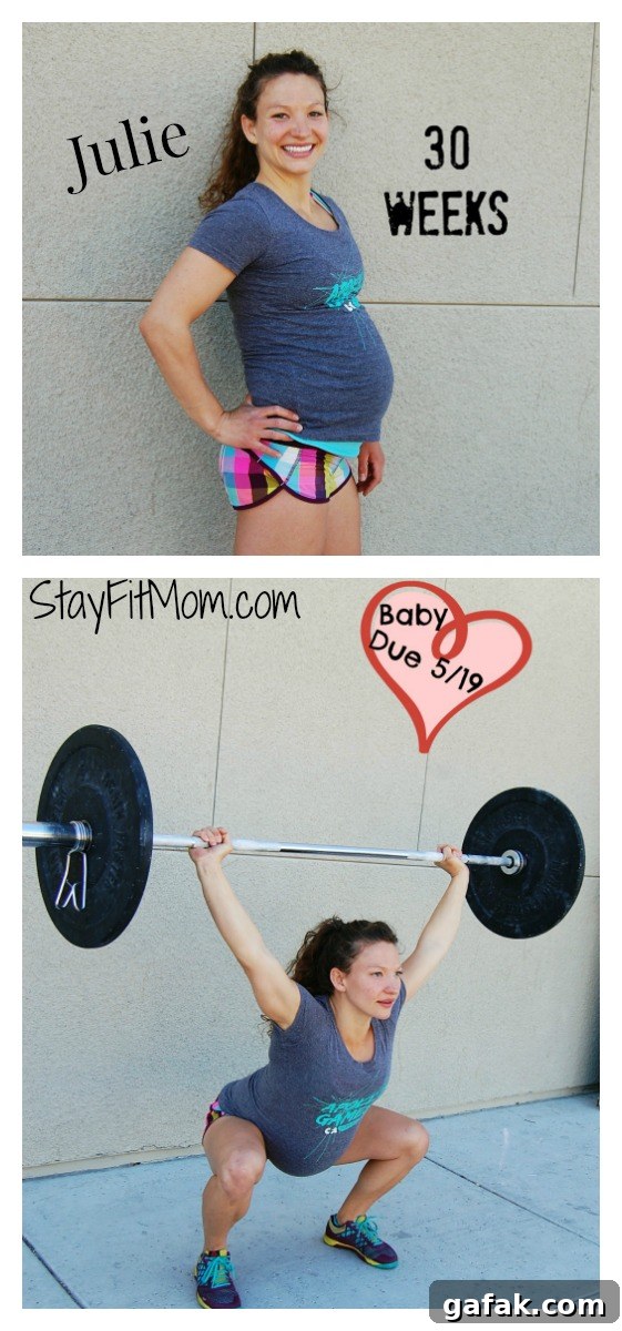 Julie shares her CrossFit pregnant experience.