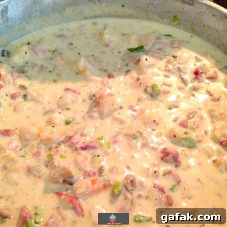 Creamy Shrimp Sauce is a delicious starter or main, great served with pasta or crusty bread! Easy seafood cheese sauce recipe with regular ingredients