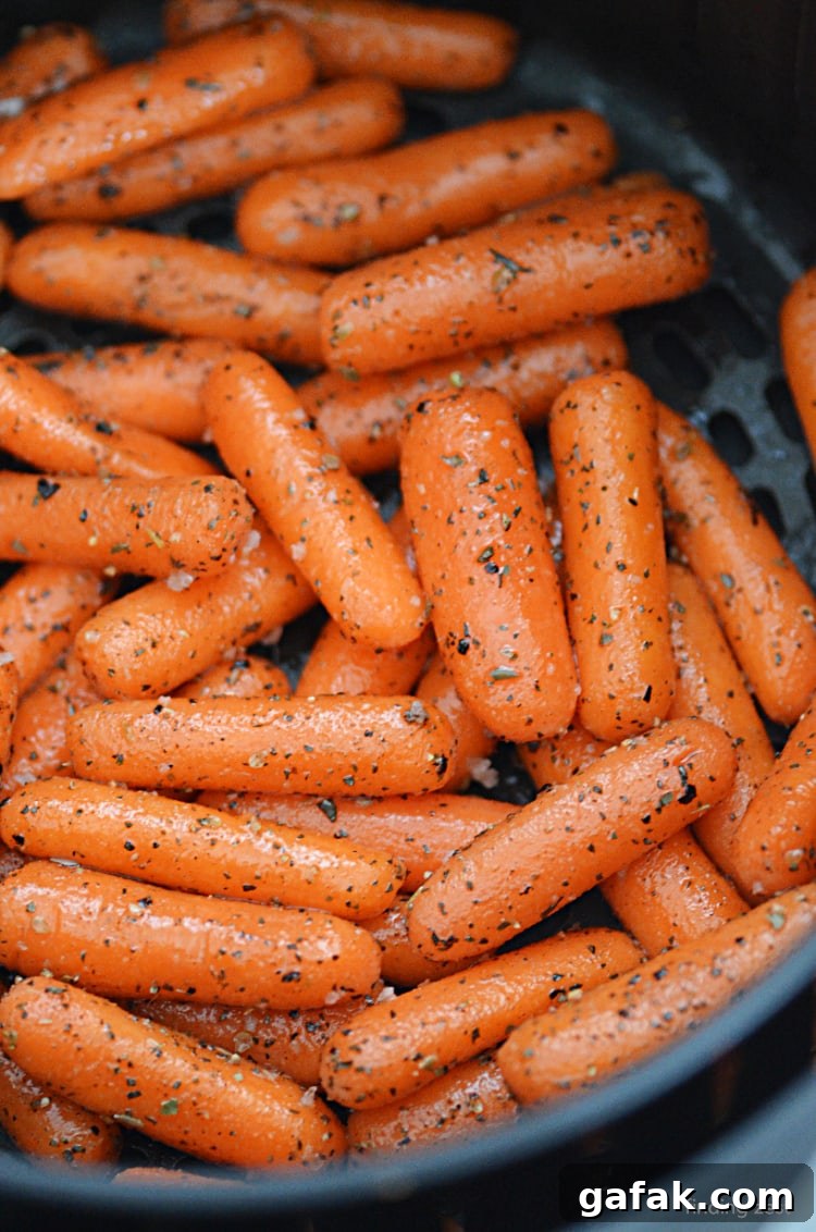 Crispy Air Fryer Baby Carrots Recipe for Quick Side Dish 3 Cooking Carrots in an Air Fryer