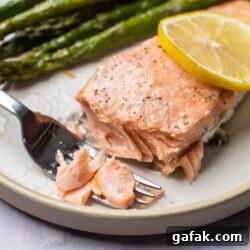 simple one pan lemon and asparagus