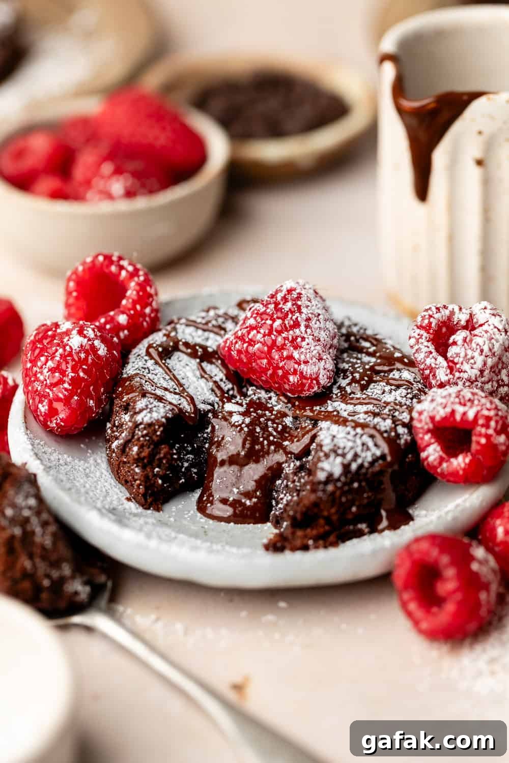paleo lava cakes
