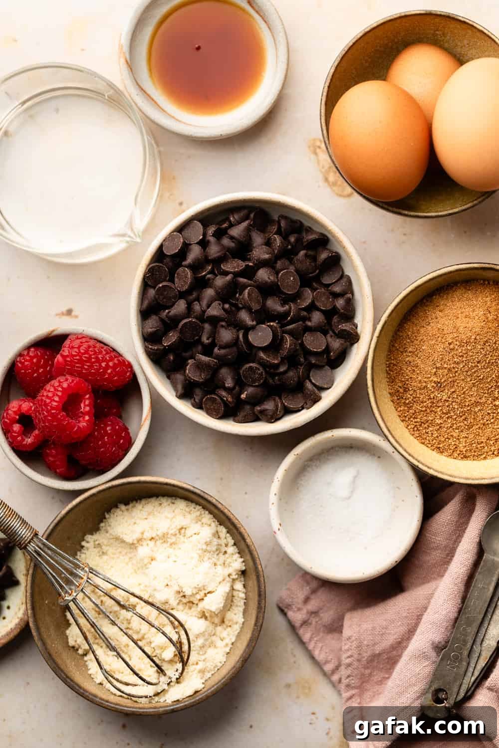 ingredients for paleo lava cakes