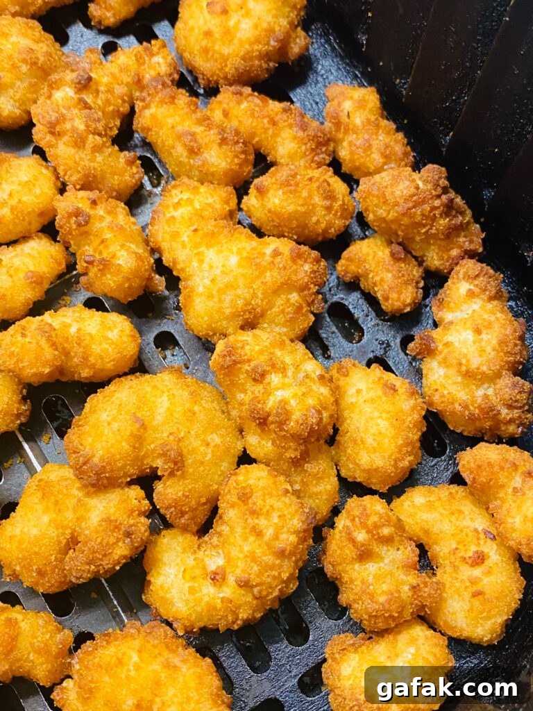Crispy Shrimp Po' Boy Sandwich Recipe 4 frozen popcorn shrimp cooked in the air Fryer