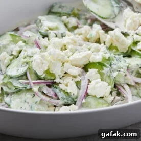 Creamy Cucumber Salad