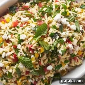 Herb Orzo Salad