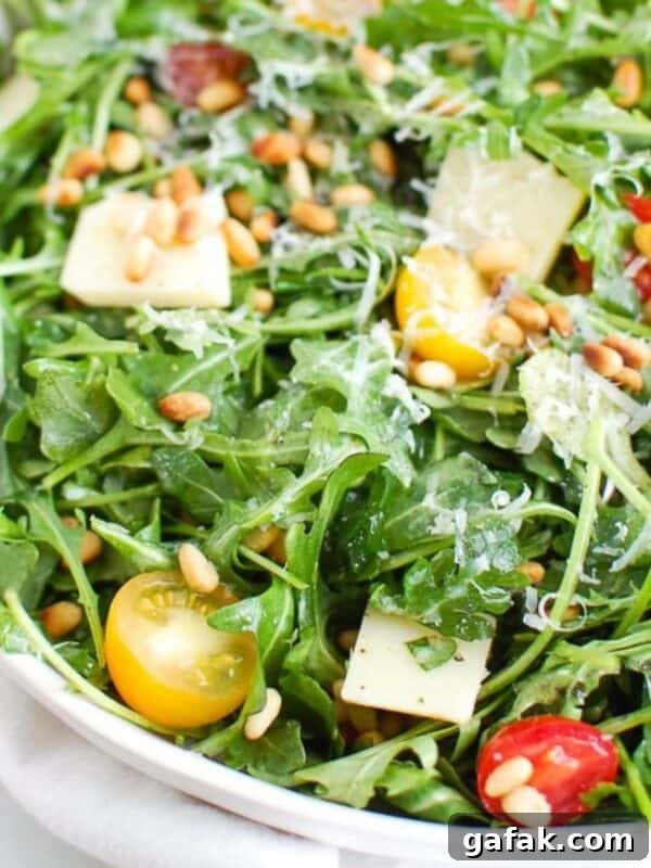 Lemon Arugula Salad Recipe with Parmesan Cheese 1200