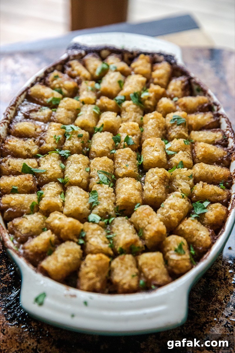 Traeger Tater Tot Casserole Recipe for Smoky, Crispy Comfort Food 3 Traeger Tater Tot Hotdish