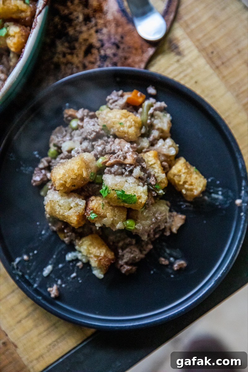 Traeger Tater Tot Casserole Recipe for Smoky, Crispy Comfort Food 5 Tater Tot Casserole