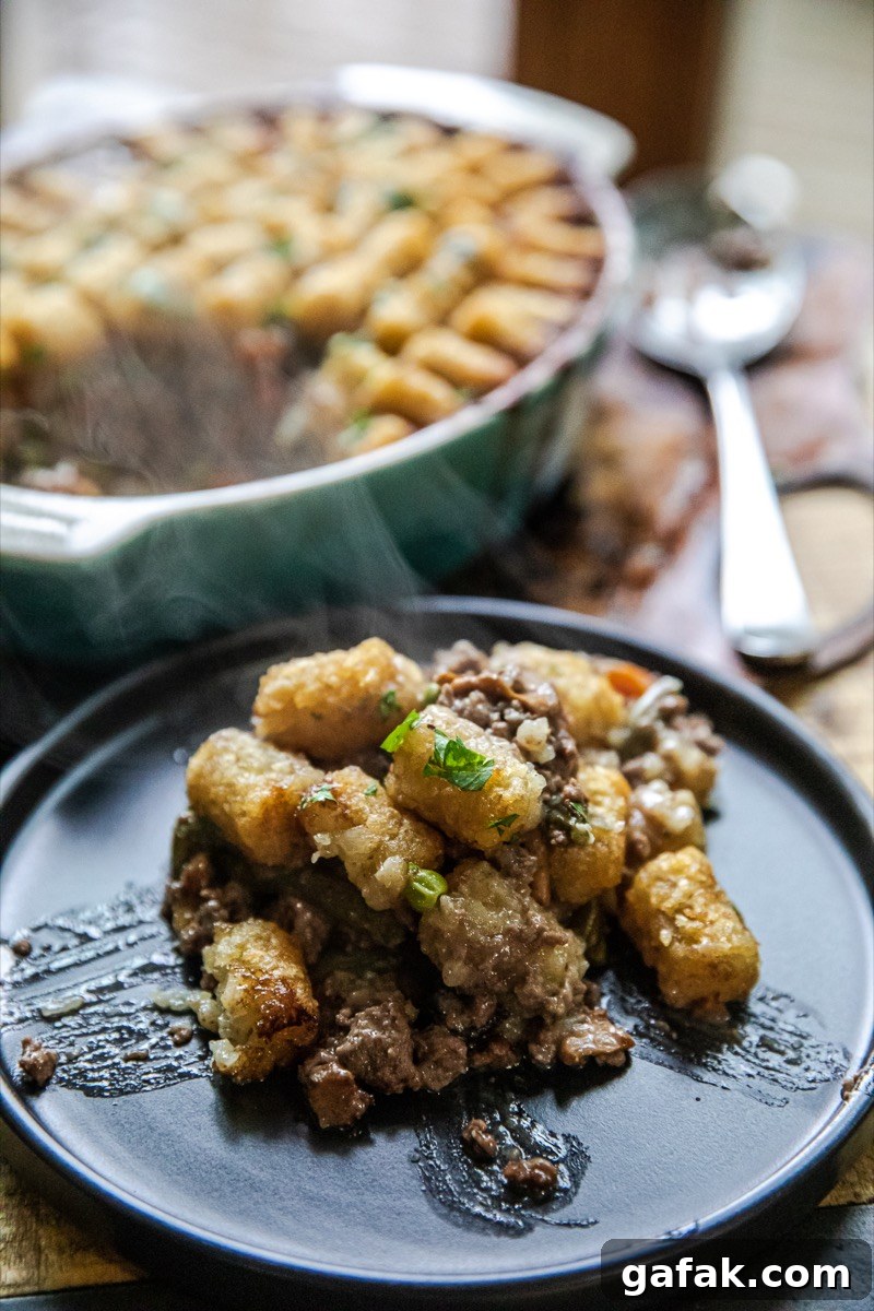 Traeger Tater Tot Casserole Recipe for Smoky, Crispy Comfort Food 6 Traeger Tater Tot Hotdish