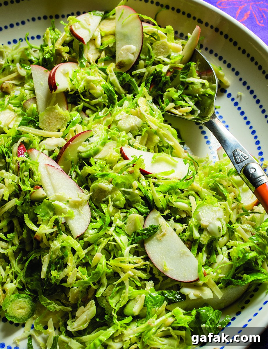 Raw Brussels Sprout Salad image