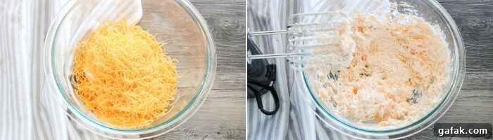 Cheddar Cheese in bowl