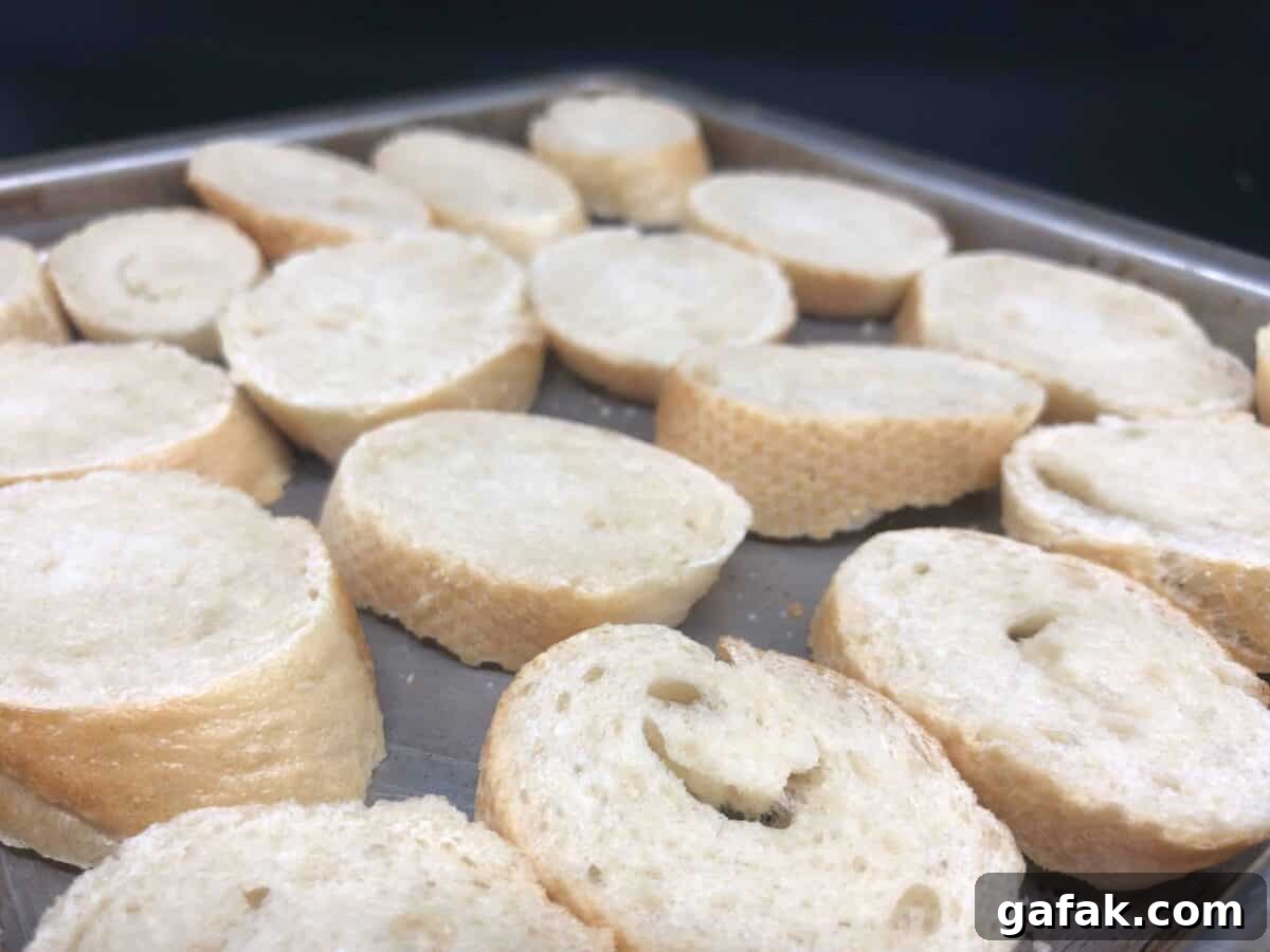 Bread on baking sheet.