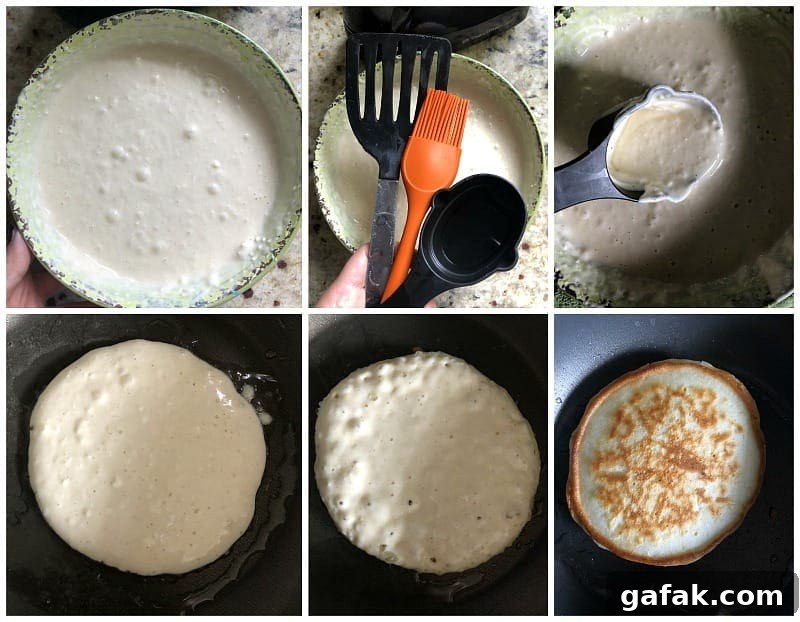 Pancake close-up