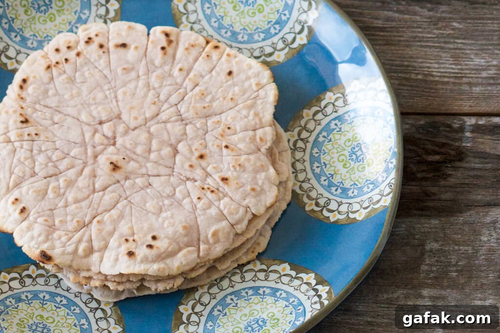 cassava flour tortillas