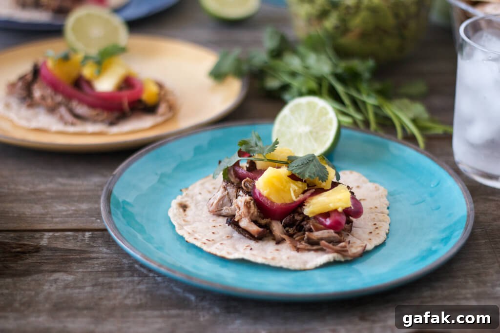 pulled pork tacos
