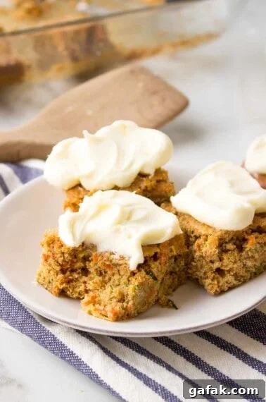 Zucchini Carrot Bars