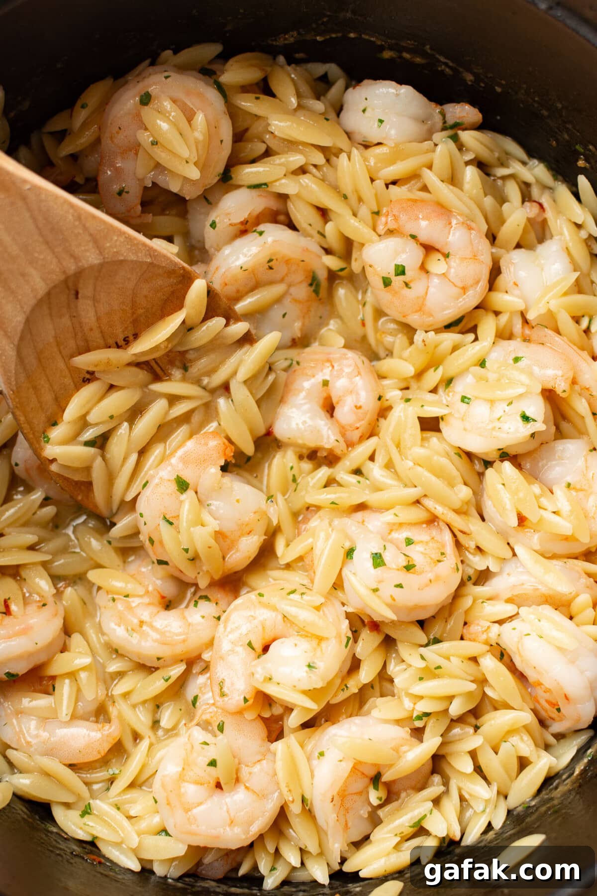 Creamy Shrimp Scampi with Lemon Orzo 6 one pot orzo recipe pairs pasta with the irresistible flavors of shrimp scampi