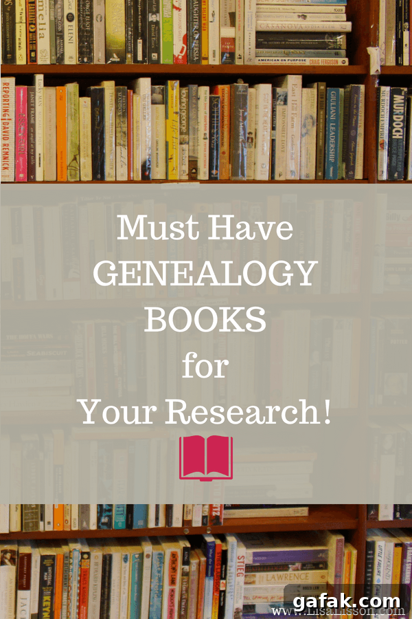 Do you have a favorite genealogy book you use in your research? Click through and see my favorite resource books I use when searching for my ancestors.