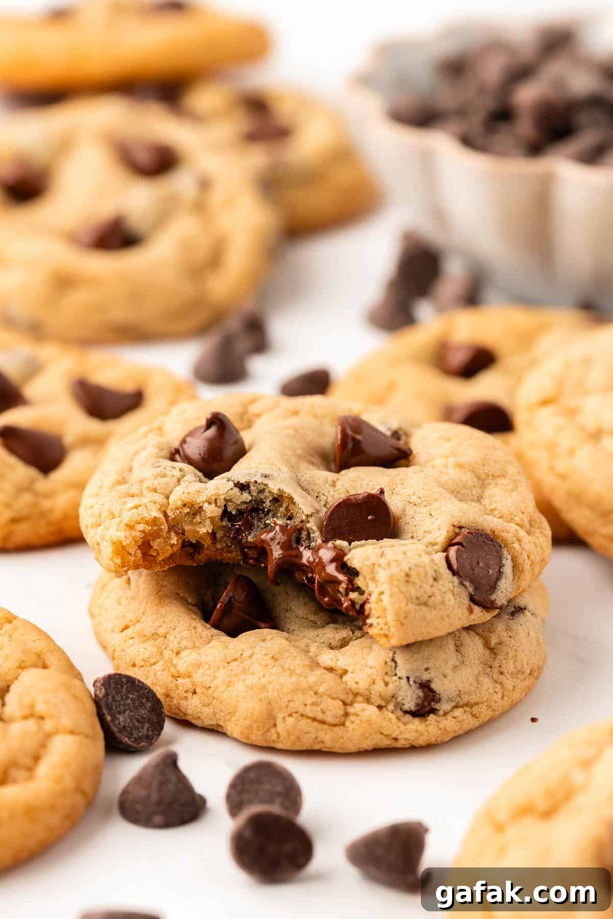 Vegan Chocolate Chip Cookie Recipe: Crispy Outside, Chewy Inside 2 vegan chocolate chip cookies