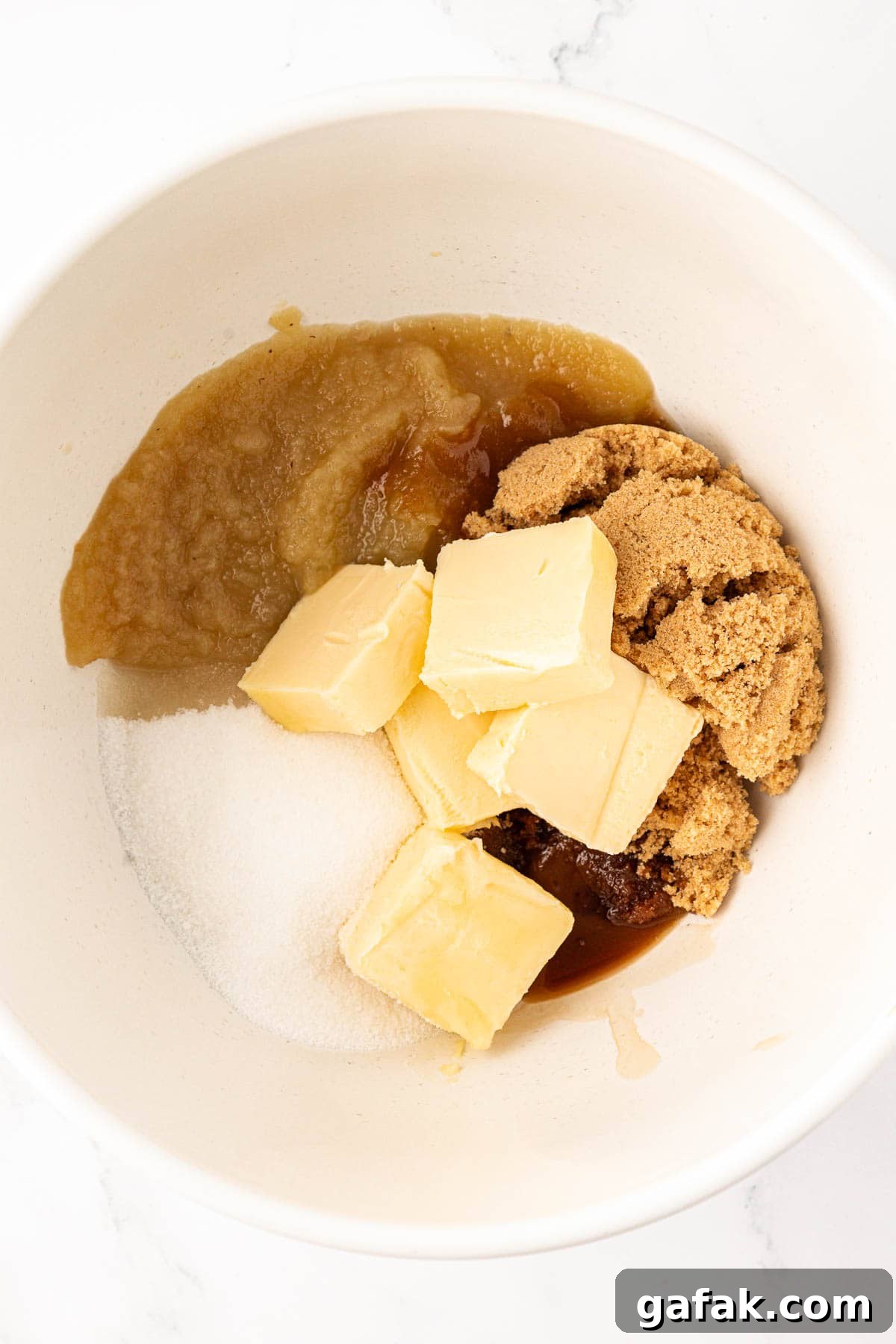 Vegan Chocolate Chip Cookie Recipe: Crispy Outside, Chewy Inside 7 wet ingredients in a mixing bowl