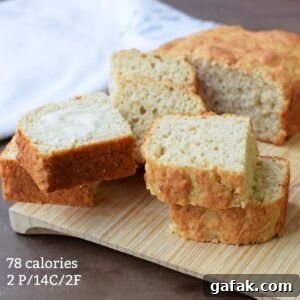 low calorie banana bread with calories and macros