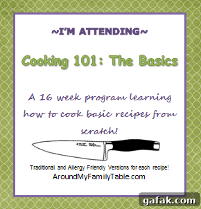 Cooking 101: The Basics - class button