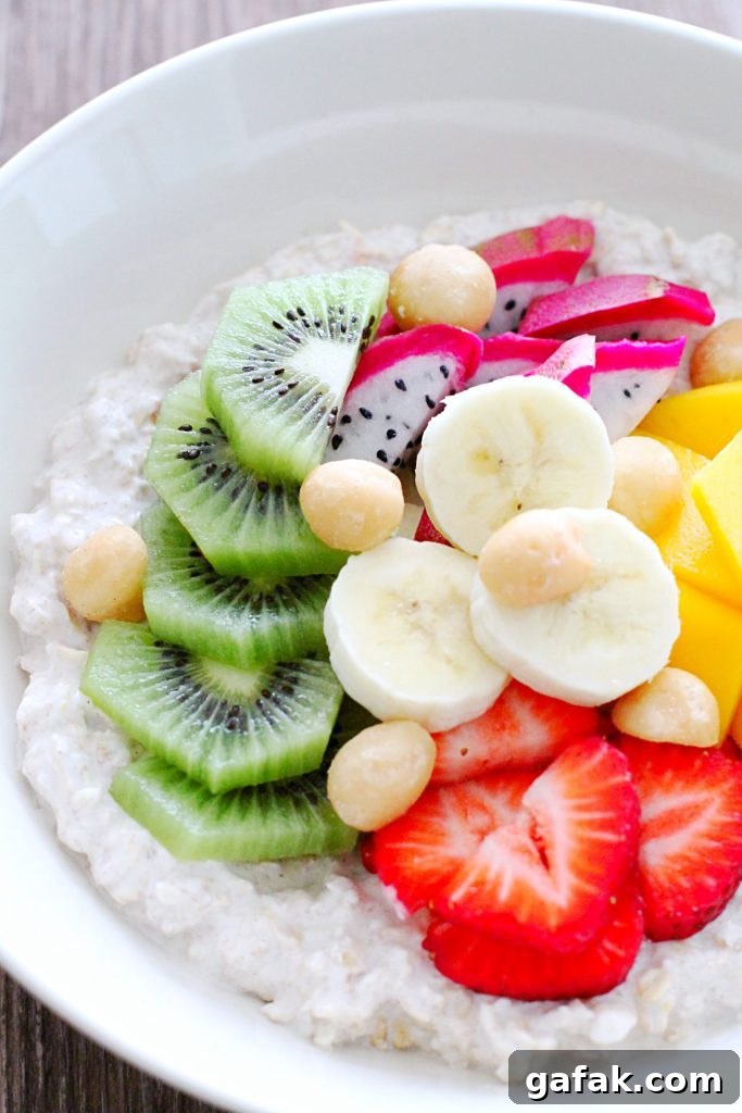 Tropical Overnight Oats by Foodtastic Mom #overnightoats