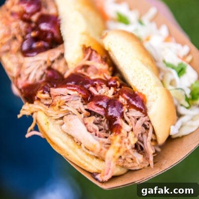 Pulled Pork Sliders that are delicious enough to go up against the best food truck fare! Use your slow cooker or your smoker to make the best pulled pork in town!