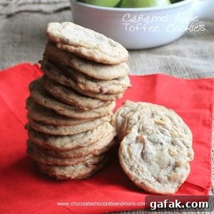 Classic German Apple Kuchen Recipe — Moist Spiced Apple Cake 12 Caramel Apple Toffee Cookies