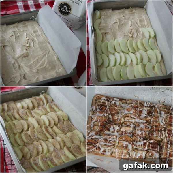 Classic German Apple Kuchen Recipe — Moist Spiced Apple Cake 5 Apple Cake, also known as an Apple Kuchen, simple vanilla cake, topped with sliced apples and a cinnamon sugar mixture. Makes a great presentation for any occasion!