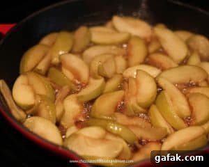Classic German Apple Kuchen Recipe — Moist Spiced Apple Cake 9 Fried Apples-serve alone or as a topping for pancakes, ice cream and more