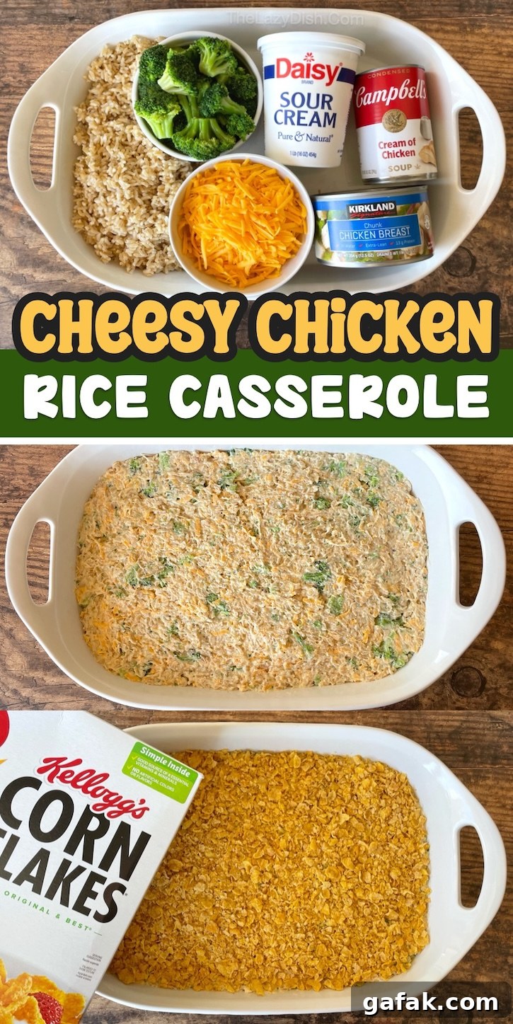 Chicken & Rice Broccoli Casserole