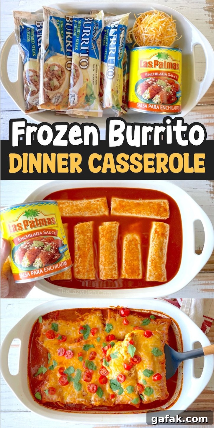 Frozen Burrito Casserole