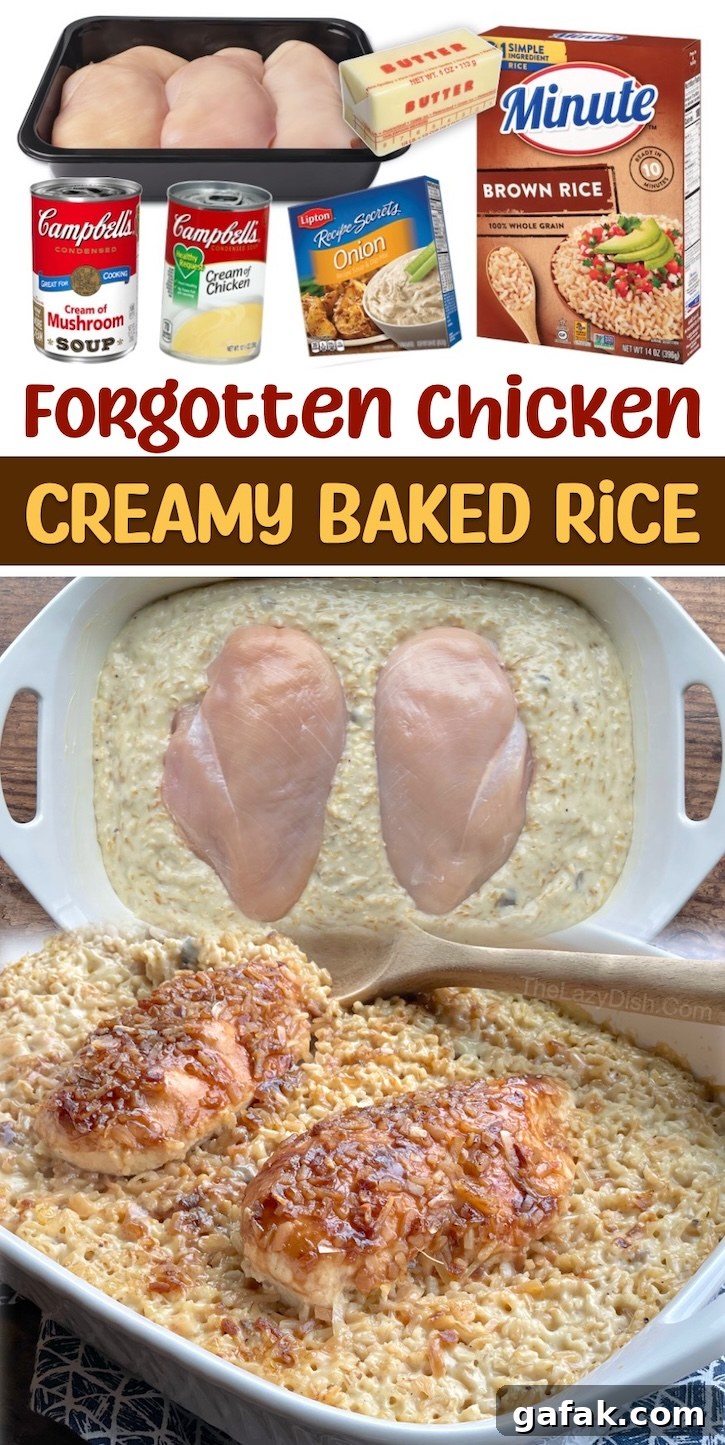 Forgotten Chicken casserole