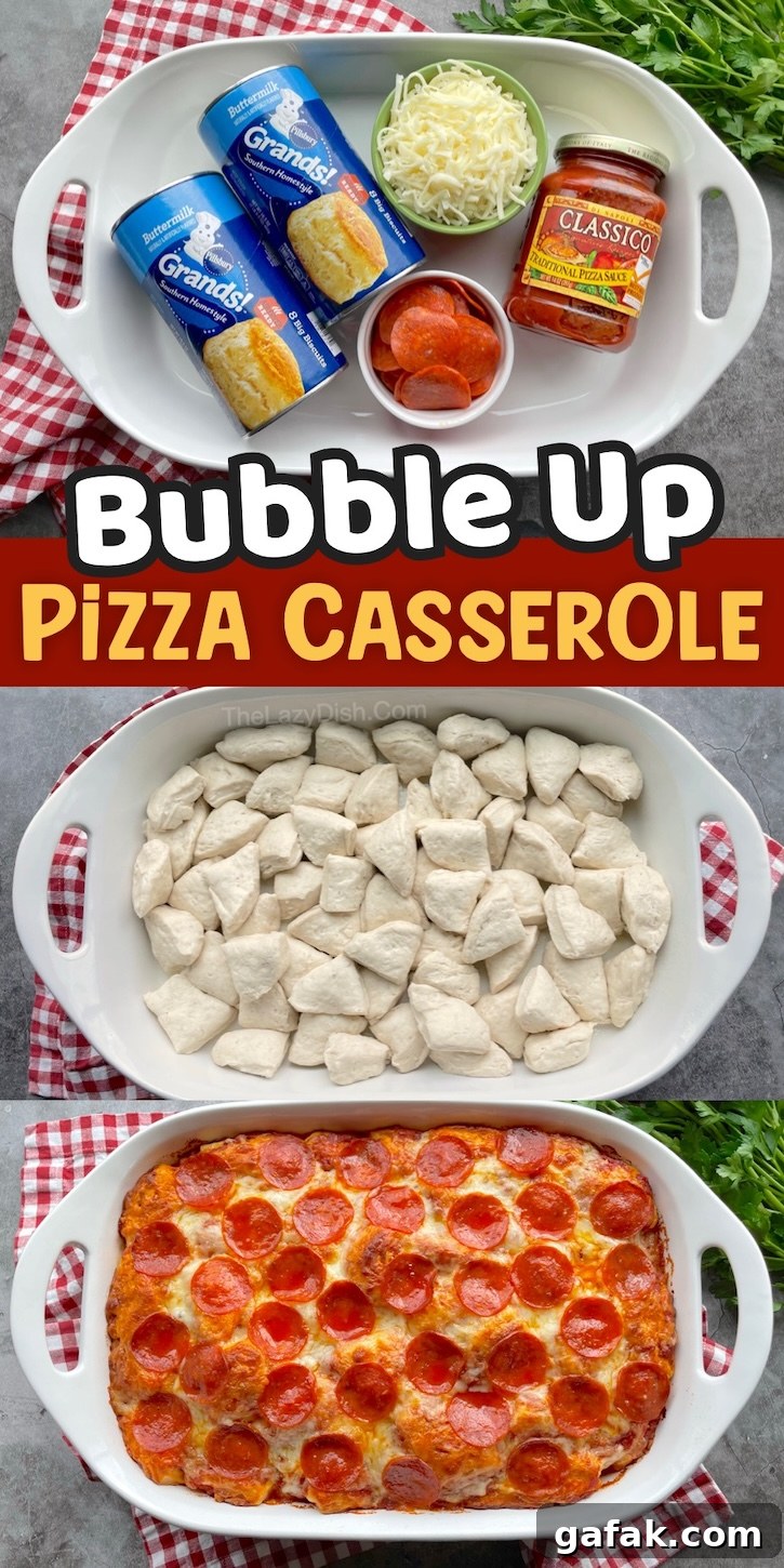 Bubble Up Pizza Casserole