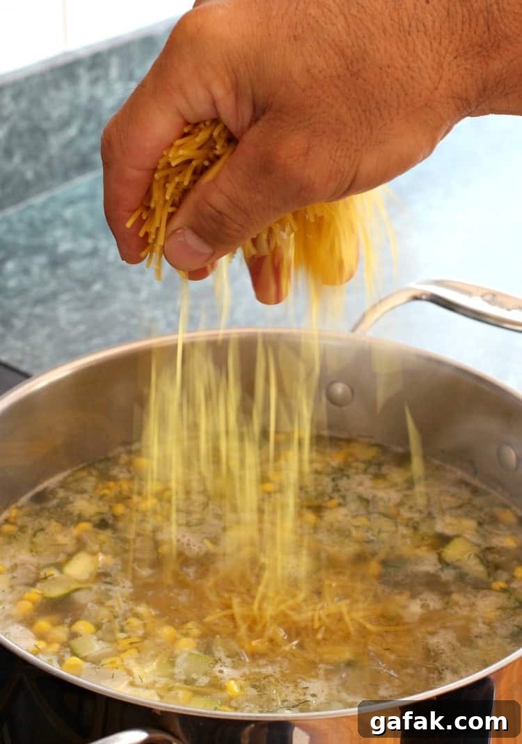 summer-grilled-chicken-soup-pasta