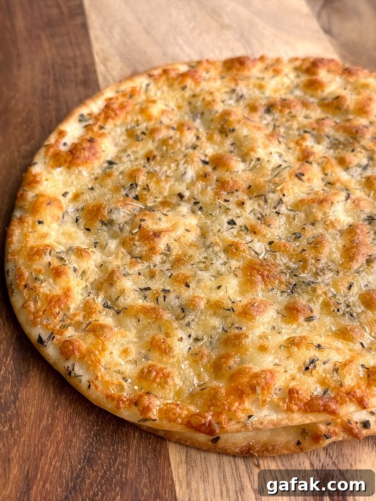 How to make air fryer tortilla garlic bread, an easy last minute snack or side dish.