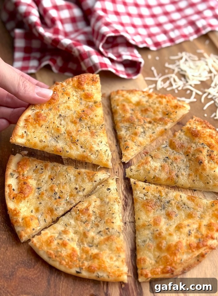 Quick, easy, and delicious! The easiest way to make garlic bread in your air fryer with flour tortillas.