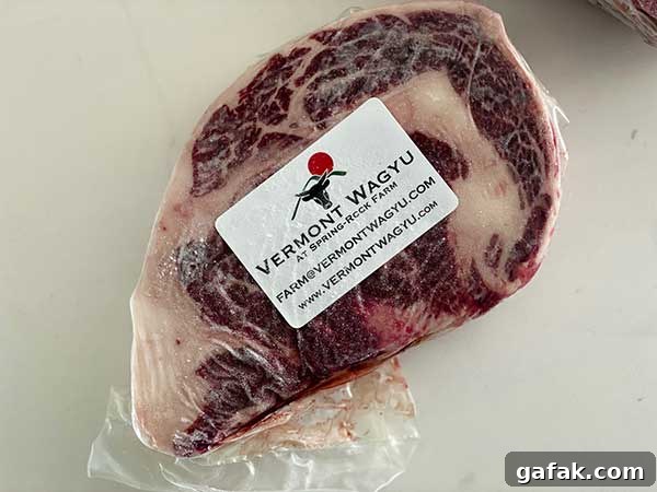 Vermont Wagyu wrapped steak