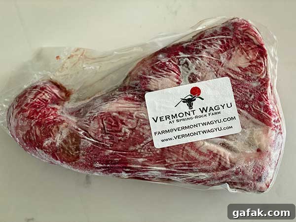Vermont Wagyu wrapped steak